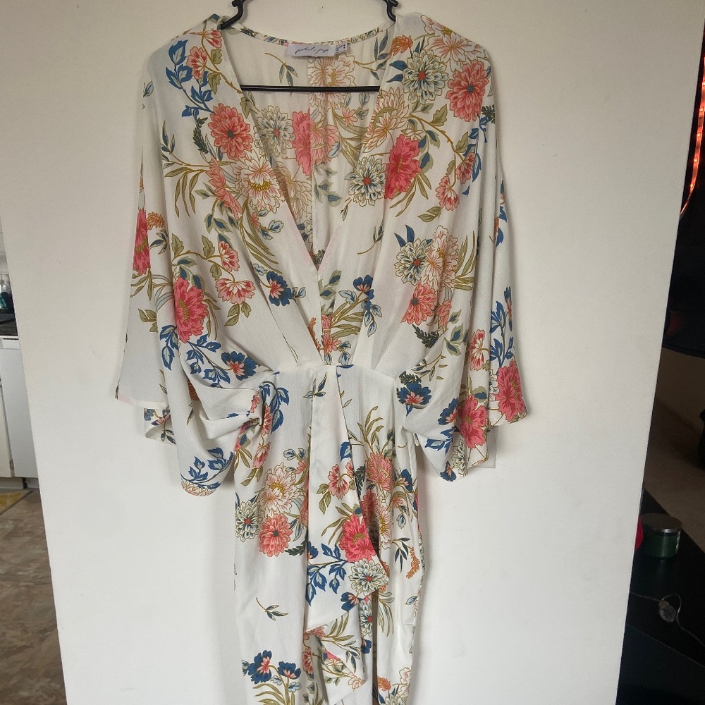Petal and Pup Wrap dress